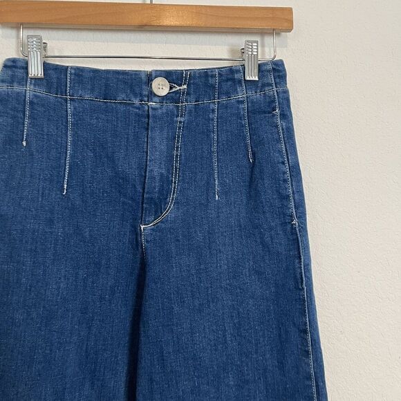 Anthropologie Pilcro & The Letterpress Ultra High Rise Wide Leg Jeans Women's 25 - Picture 4 of 5